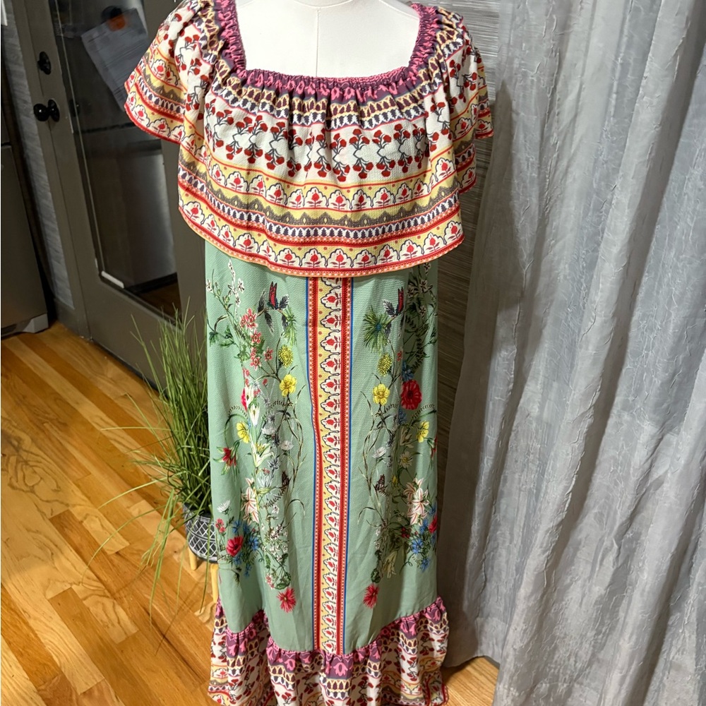 Umgee Multicolor Floral Maxi Dress